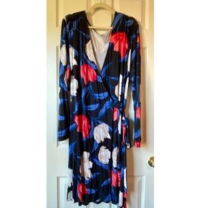 Old Navy Floral Wrap Dress